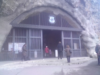 Entrance to the church.